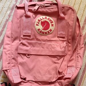 Fjallraven small pink backpack